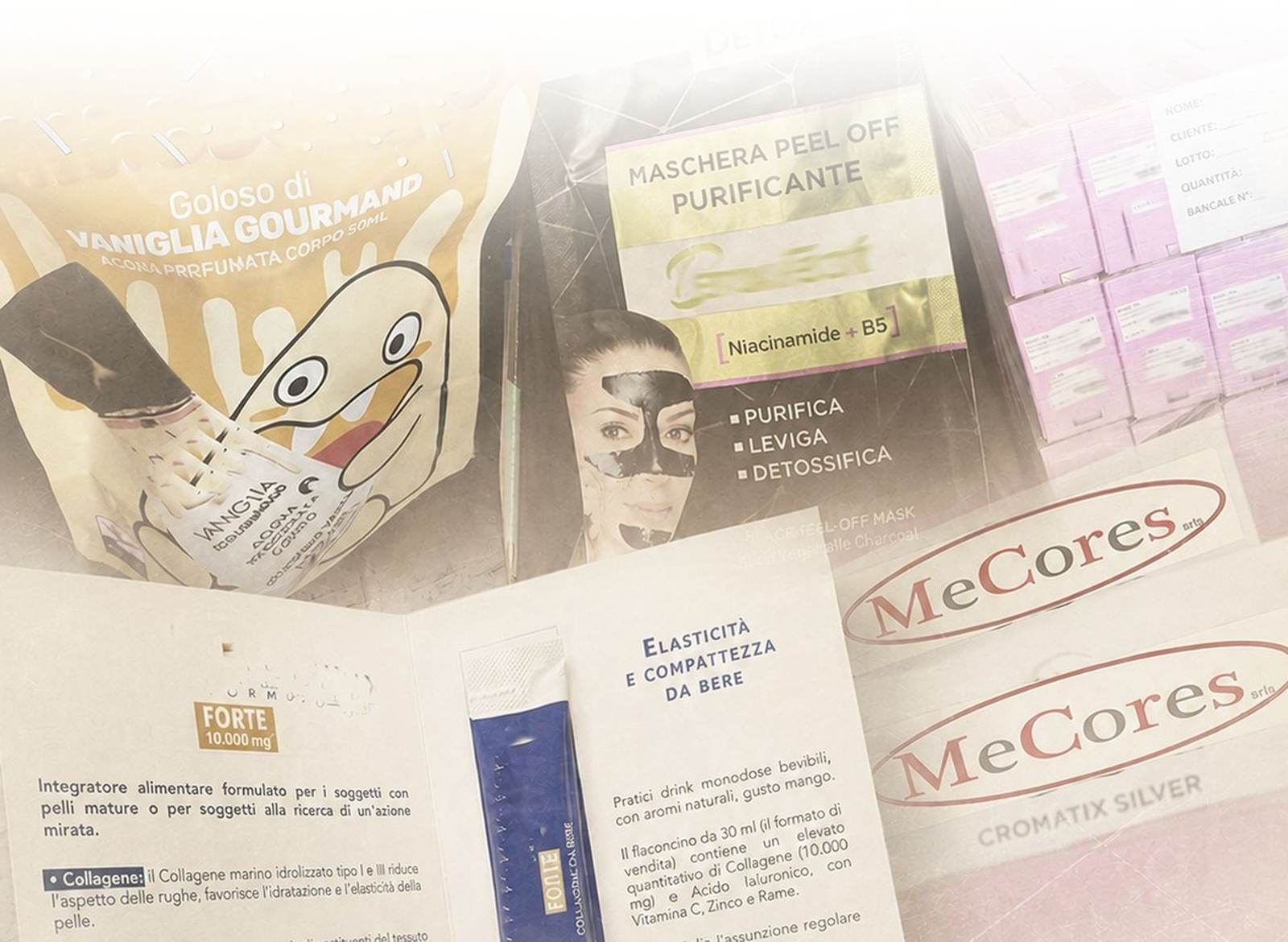 Packaging e confezionamento conto terzi MeCores — prodotti cosmetici e nutraceutici